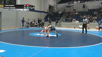 141 lbs Quarterfinal - Luke Kunath, Belmont Abbey vs Porter Finstad, Lincoln Memorial