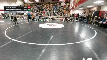 113 lbs Semifinal - Kayson Grant, Cody vs Treysen Henderson, Lyman