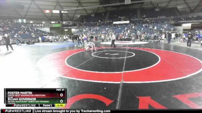 106 lbs Cons. Semi - Elijah Governor, Inland Northwest Wrestling Training Center vs Foster Martin, South West Washington Wrestling Club