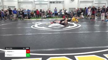 132-C lbs Round Of 64 - Les Adams, NC vs Trent Sharp, OH