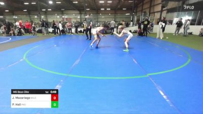 Rr Rnd 1 - Josiah Mazariego, Milo Wrestling Club vs Porter Hall, Prophecy