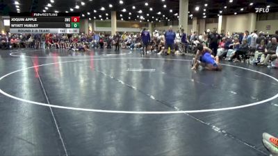 144 lbs Round 2 (6 Team) - Wyatt Hubley, Team Rich Habits #3 vs Joquin Apple, Spartan WC
