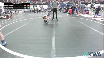 55 lbs Quarterfinal - Axel Gannon, Lions Wrestling Academy vs Maverick Cox, Unattached
