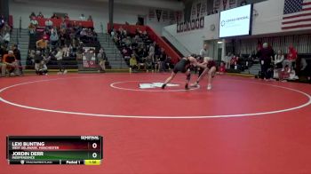 125 lbs Semifinal - Jordin Derr, Independence vs Lexi Bunting, West Delaware, Manchester