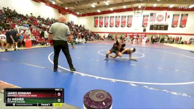 165 lbs Champ. Round 2 - Dj Weimer, Palomar College vs James Donham, University Nevada Las Vegas