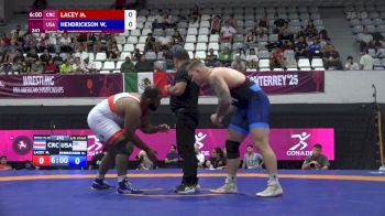 125 kg Quarterfinal - Wyatt Hendrickson, USA vs Maxwell Lacey, CRC