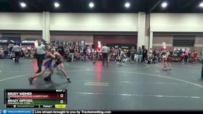 101 lbs Round 1 (6 Team) - Brody Weimer, Contenders Wrestling Academy Blue vs Brady Gifford, Panhandle All-Stars