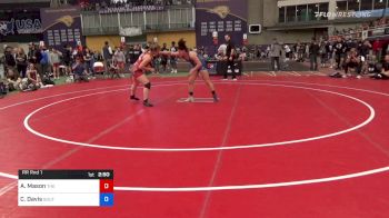 65 kg Rr Rnd 1 - Alioz Mason, The Factory Wrestling Club vs Caitlyn Davis, South Carolina