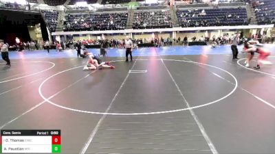 7th - 8th grade - 148 Cons. Semis - Avery Paustian, McDominate Training Center vs Owen Thomas, Central Iowa Wrestling Club /Team Intensity