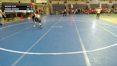 45 lbs Semis (4 Team) - Hudson Hood, Watertown-Mayer vs Thomas Johnson, ANML