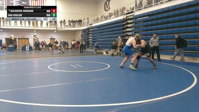 215 lbs Round Of 16 - Jackson Higgins, Indiana vs Ian Holub, Trinity