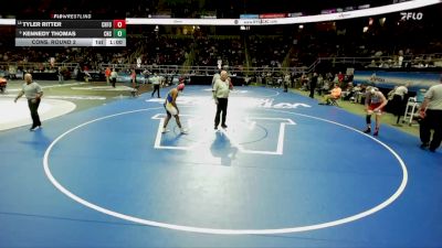 I-152 lbs Cons. Round 2 - Tyler Ritter, Chenango Forks vs Kennedy Thomas, Cicero North Syracuse