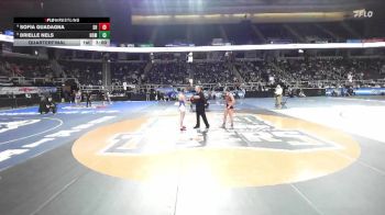 132 lbs Quarterfinal - Brielle Nels, Homer-3 vs Sofia Guadagna, Sweet Home-6