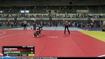 65 lbs Semifinal - Karson Ellenberg, PACK732 vs Cruz Prasnicki, Dakota Boyz