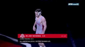141 m, Joey McKenna, Ohio State vs Tommy Thorn, Minnesota