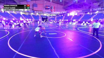 109 lbs 3rd Place - Reanna Spangler, Queens Of Mayhem vs Marley Eldred, The Factory WC