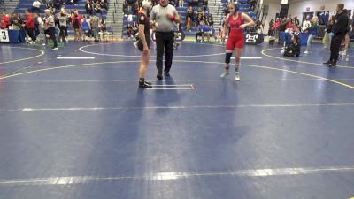 124 lbs 5th Place - Maddie Mazzoni, Morgantown-WV vs Saige Olver, Honsdale