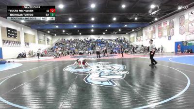 106 Boys Cons. Round 4 - Lucas Michelsen, Cathedral Catholic vs Nicholas Tuatoo, Olympian