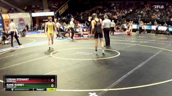 144 Class 1 lbs Cons. Round 2 - Kane Rainey, Versailles vs Logan Stewart, Sherwood