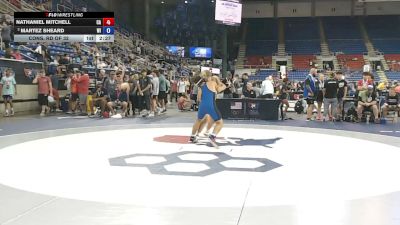 132 lbs Cons. Rd Of 32 - Nathaniel Mitchell, California vs Martez Sheard, Wisconsin