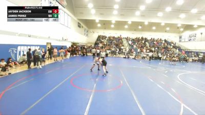 144 lbs Cons. Round 3 - James Perez, Whittier vs Jayden Jackson, Eastvale Elite Wrestling