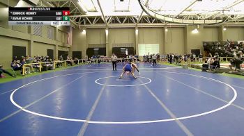 157 lbs Quarterfinal - Emrick Henry, Danbury vs Evan Schibi, Gilbert/Torr