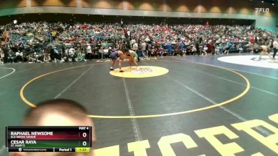 138 lbs Champ. Round 1 - Cesar Raya, St. Mary`s vs Raphael Newsome, Elk Grove Senior