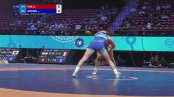 68 kg Final 3-5 - Karolina Pok, Hungary vs Laura Godino, Italy