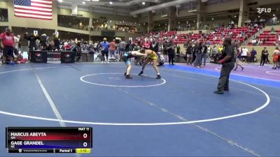 144 lbs Cons. Round 5 - Marcus Abeyta, NM vs Gage Grandel, NE