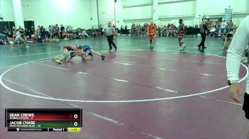 165 lbs Round 1 (8 Team) - Jacob Chase, Team Michigan Blue vs Sean Crews, Morris Fitness