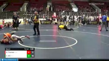 75 lbs Round 3 (4 Team) - Carter Hill, Michigan Raiders vs Owen Thomas, Rhino Elite