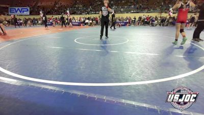 120 lbs Semifinal - Kabella Fincher, Plainview Youth Wrestling Club vs Ki'Morah Cathey, HURRICANE WRESTLING ACADEMY