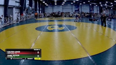 105 lbs Rd# 8- 12:30pm Saturday Final Pool - Colter Lenze, Iowa Black vs Gabe Dickun, PA Silver