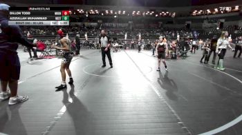 90 lbs Round Of 16 - Dillon Todd, Mount Olive vs Azizullah Muhammad, West Orange