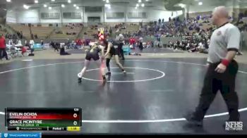 126 lbs Placement (4 Team) - Evelin Ochoa, Rossview (Girls) vs Grace McIntyre, Clarksville (Girls)