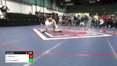 126 lbs Consi Of 8 #1 - Garrison Weisner, OH vs Musa Tamaradze, NY