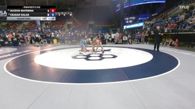 215 lbs Quarters - Jaxson Mathenia, IL vs Ceasar Salas, IN