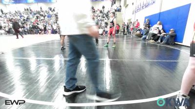 120 lbs Rr Rnd 5 - Nathan Hall, Broken Arrow Wrestling Club vs Asher Lauderdale, Claremore Wrestling Club