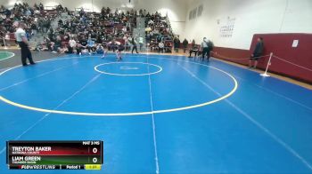 126 lbs Champ. Round 1 - Treyton Baker, Natrona County vs Liam Green, Thunder Basin
