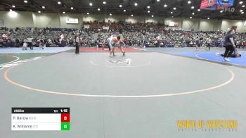 285 lbs Round Of 16 - Pascual Garcia, Rebel Wrestling Club vs Kaydon Williams, Corner Canyon Chargers