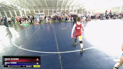 84 lbs Semifinal - Noah Schimke, WA vs Beau Morin, MT