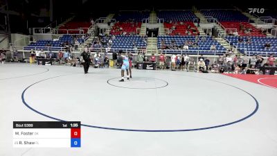 175 lbs Cons 32 #1 - Mikael Foster, OK vs Raymond Shaw, FL