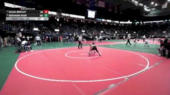 100 lbs Cons. Round 2 - Kalija Bentley, LAN1 vs Geovanni Kash, ROGA