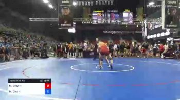 132 lbs Consi Of 16 #2 - Madyson Gray, Kansas vs Madison Diaz, Iowa