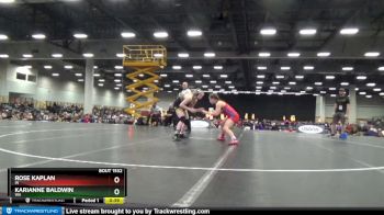 122 lbs Cons. Semi - Karianne Baldwin, WA vs Rose Kaplan, IN