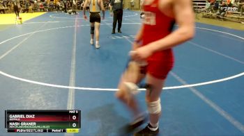 140 lbs Cons. Round 2 - Gabriel Diaz, Buffalo vs Nash Graner, PEM (Plainview/Elgin/Millville)