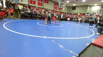 92 lbs Consi Of 8 #1 - Rowdy Gibson, McAlester vs Kayleb Morris, Dewar HS Boys