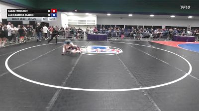 95 lbs Consi Of 8 #2 - Allie Procter, GA vs Alexandria Marin, CA