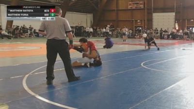 135 lbs Round Of 16 - Matthew Batista, Metro Elite RTC vs Matthew Furia, Northfield Mount Hermon