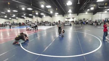 40 lbs Rr Rnd 1 - Elijah Quezada, NM Gold vs Liam Aguirre, Grant County Elite
